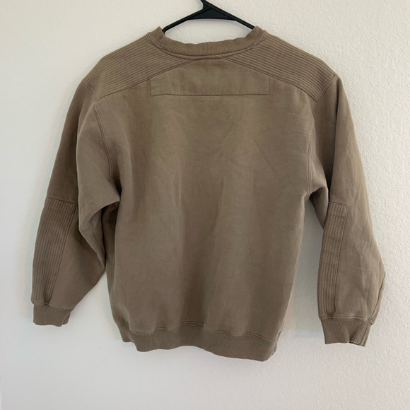 Palm Springs Crewneck Army Green Sweatshirt - Picture 9 of 12